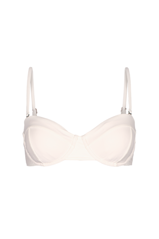 White Brooke Underwire Bikini Top