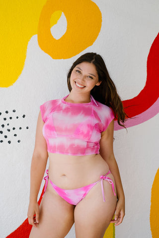 Francenne High Leg Side Tie Bikini Bottom