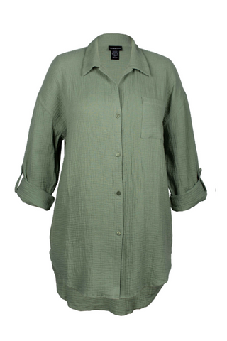 Sage Beach Shirt For Women