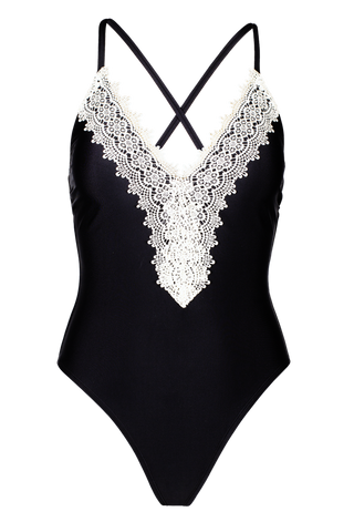 Mila Tie-back Crochet Onepiece