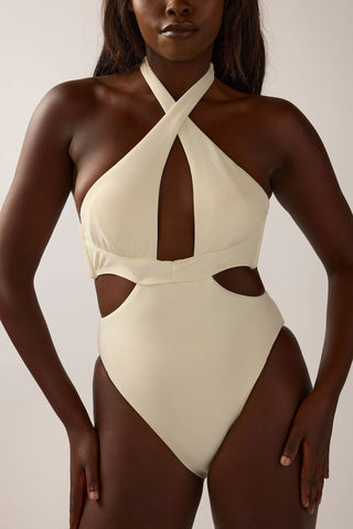 Lillian Wrap Front Halter 1pc