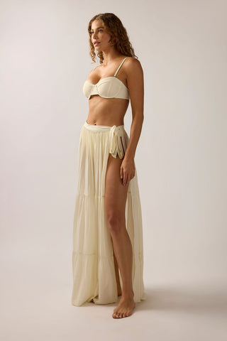 London Tiered Side Tie Skirt