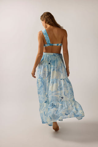 London Tiered Side Tie Skirt