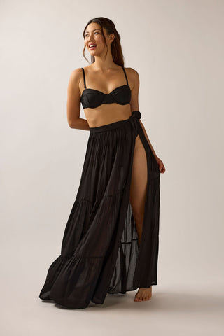 London Tiered Side Tie Skirt