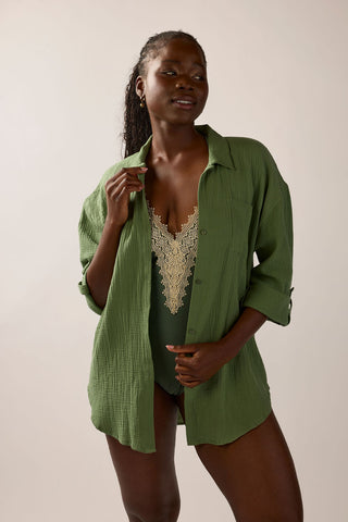 Mila Tie-back Crochet One Piece