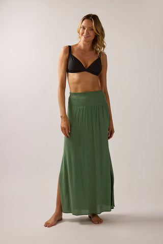 Savannah Smocked Waist Skirt