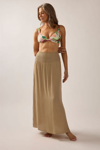 Savannah Smocked Waist Skirt